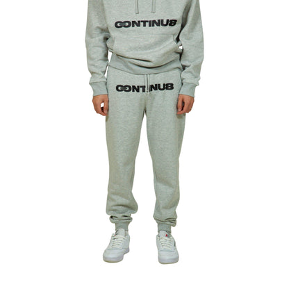 Grey - Front - Hype Unisex Adult Continu8 Boxy Jogging Bottoms