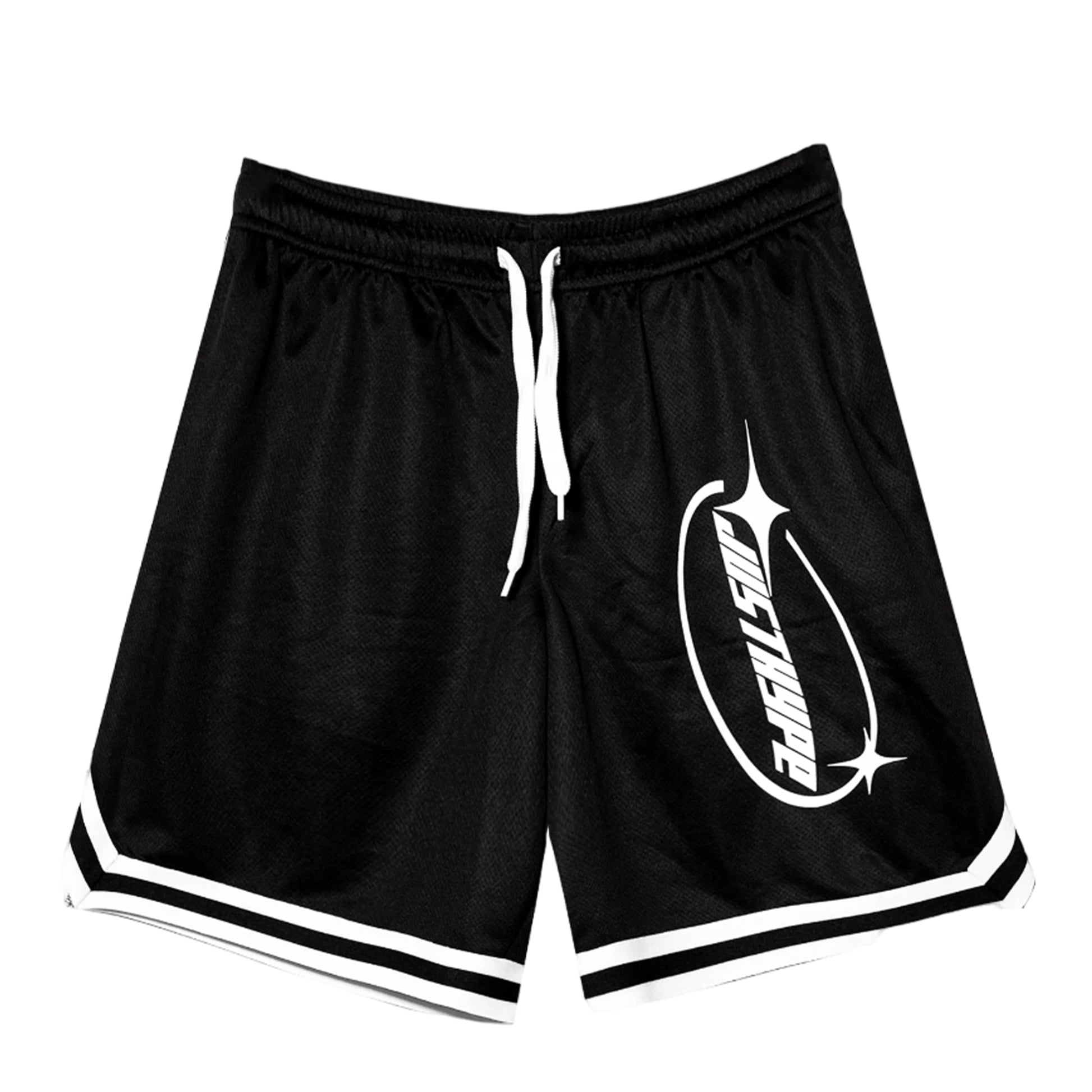 Black - Front - Hype Childrens-Kids Y2k Basketball Shorts