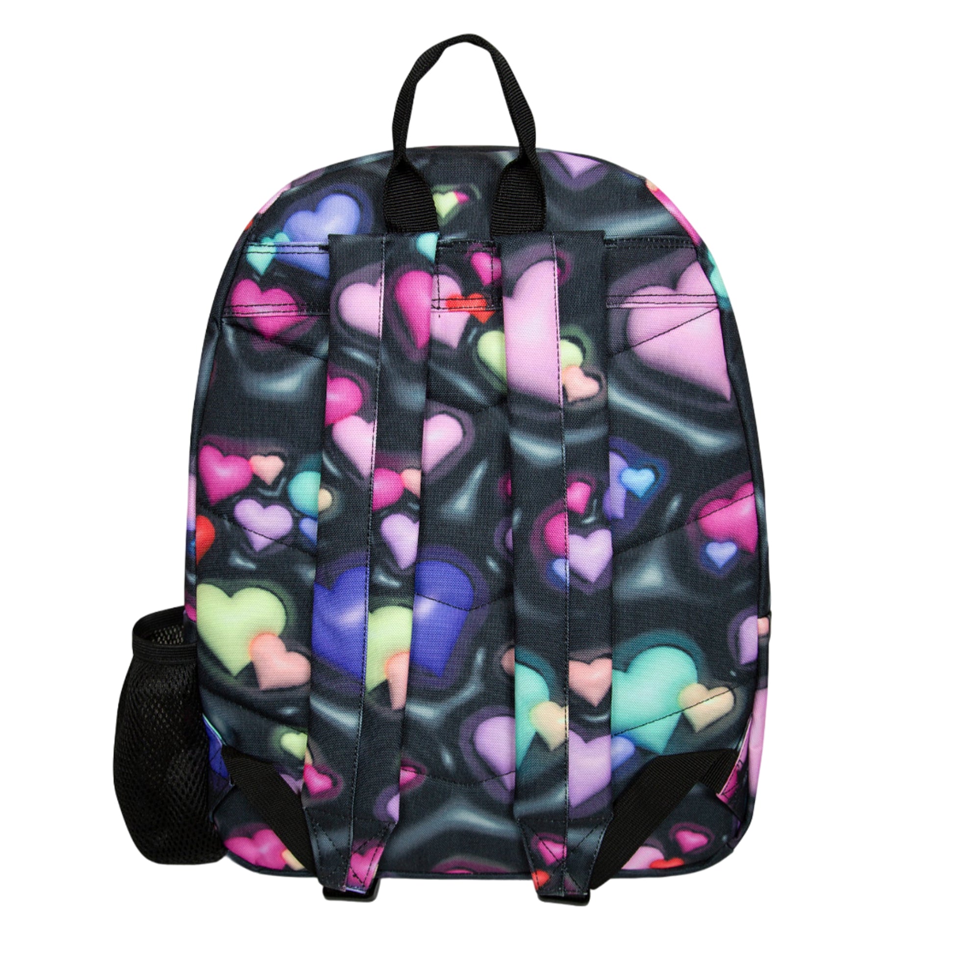 Multicoloured - Back - Hype 3D Hearts Backpack