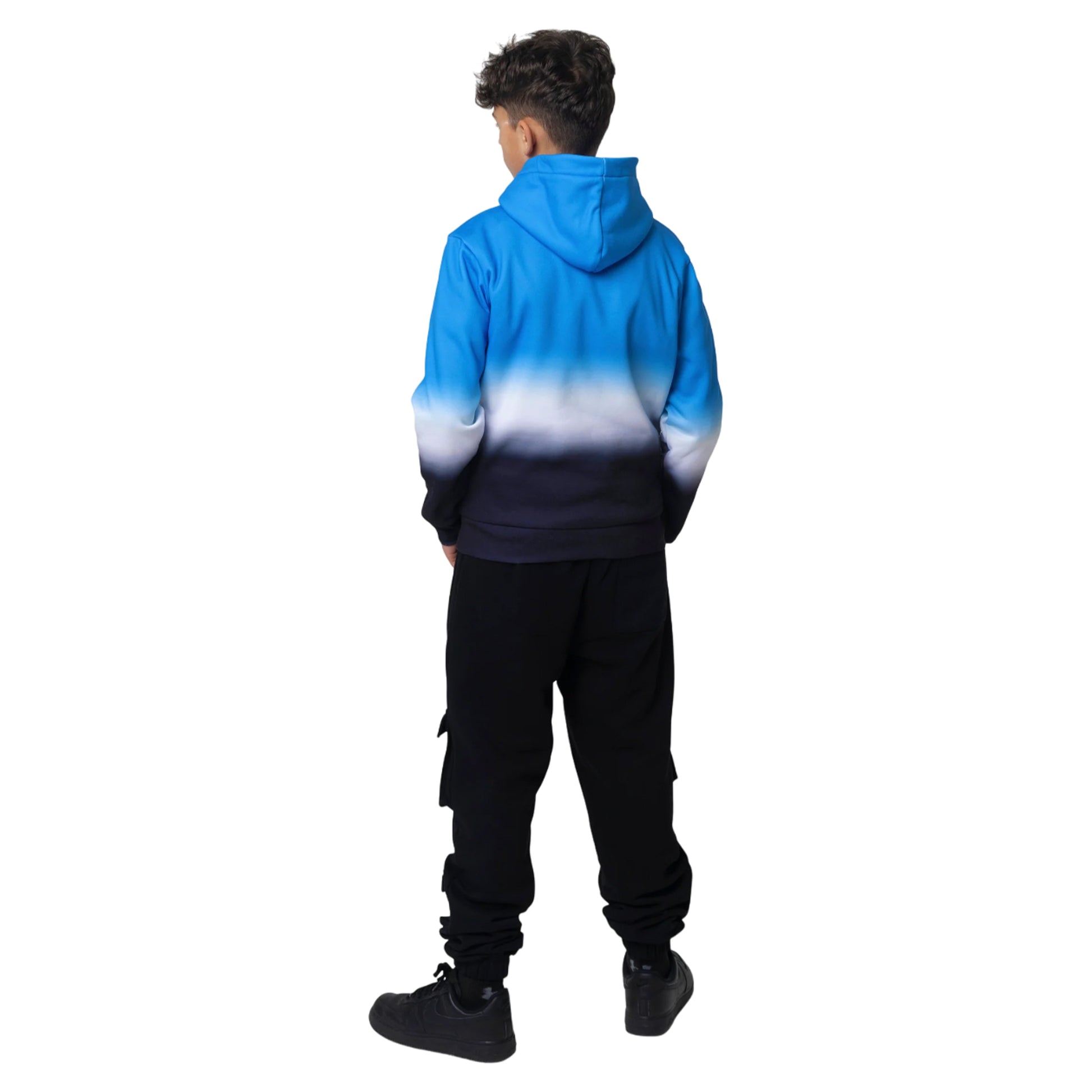 Blue-White-Navy - Lifestyle - Hype Boys Changing Skies Fade Hoodie
