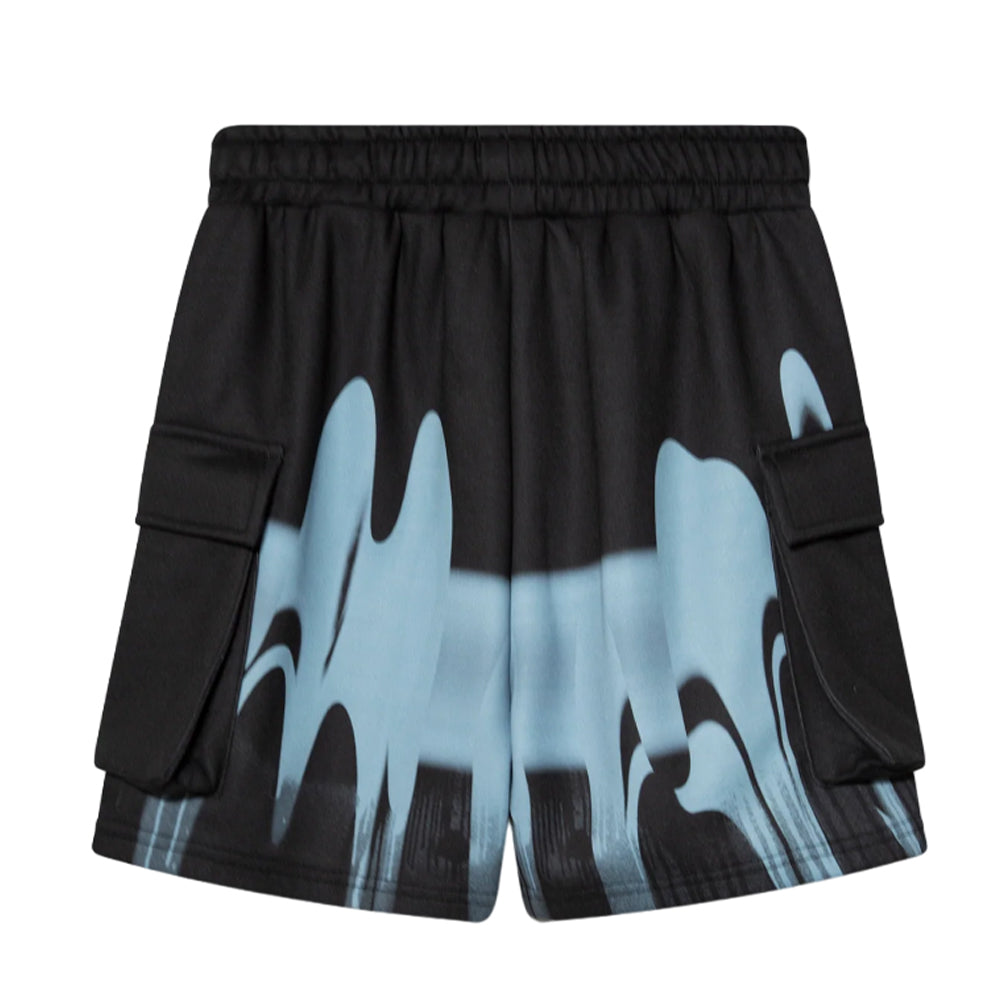 Black-Blue - Back - Hype Childrens-Kids Drips Shorts