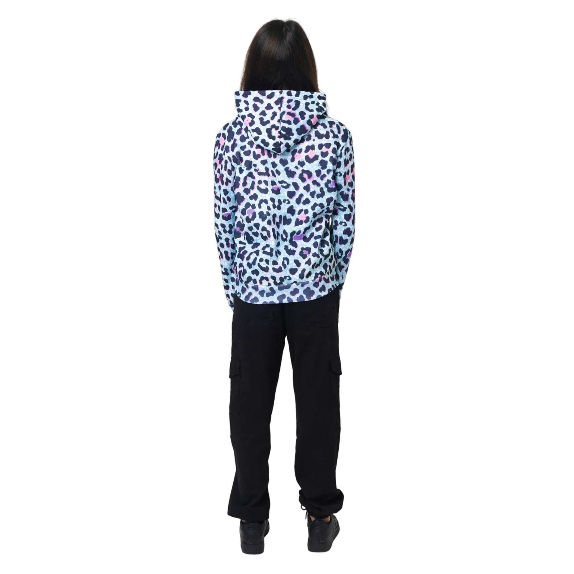 Multicoloured - Lifestyle - Hype Girls Leopard Print Hoodie