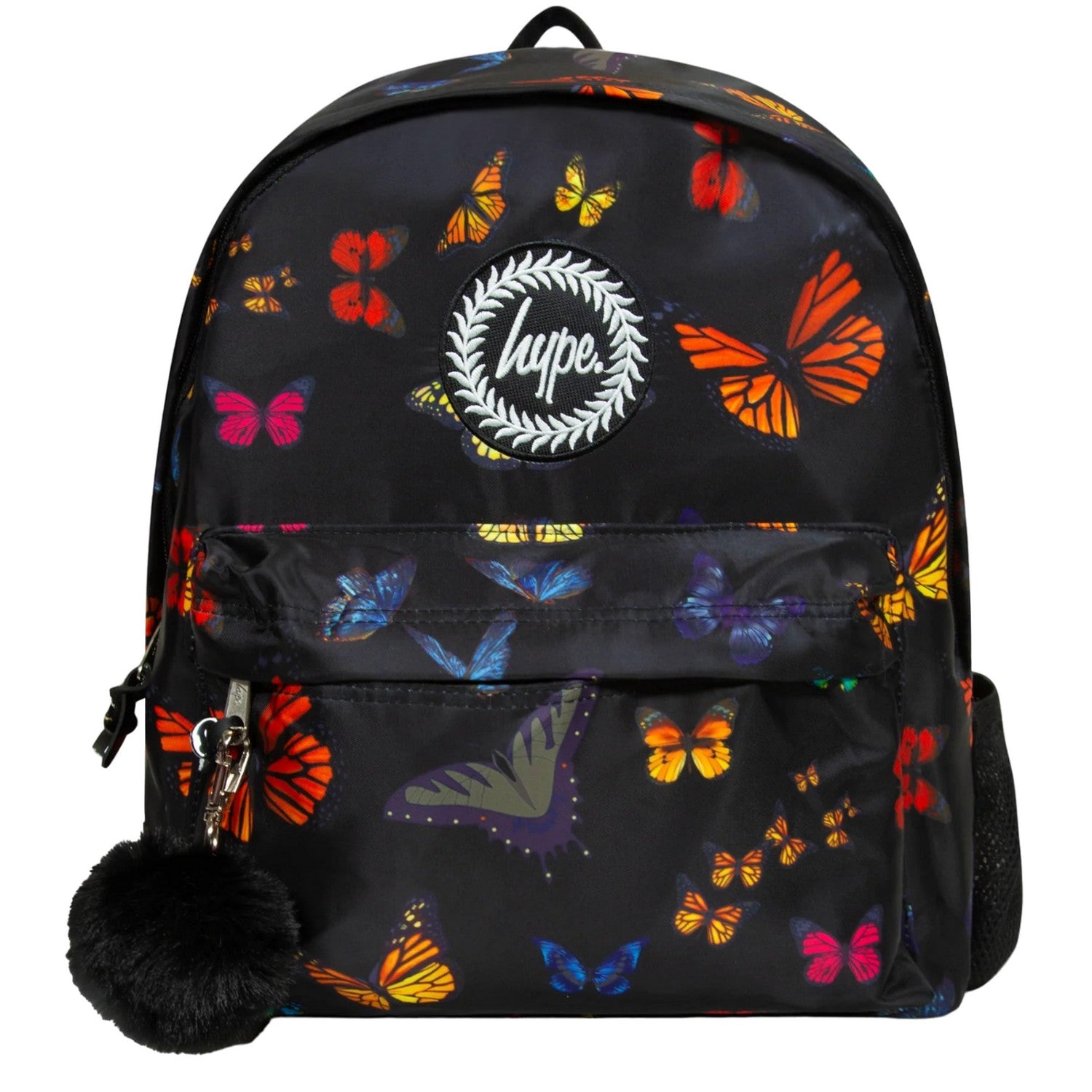 Black - Front - Hype Butterflies Backpack