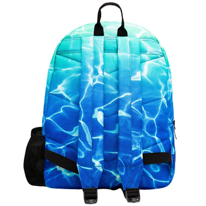 Blue-White-Black - Back - Hype Pool Fade Backpack