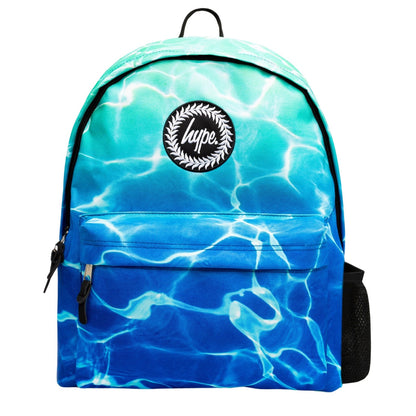 Blue-White-Black - Front - Hype Pool Fade Backpack