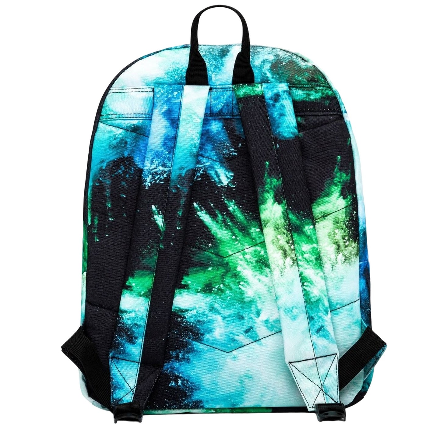 Black-Blue-Green - Back - Hype Iconic Chalk Dust Backpack