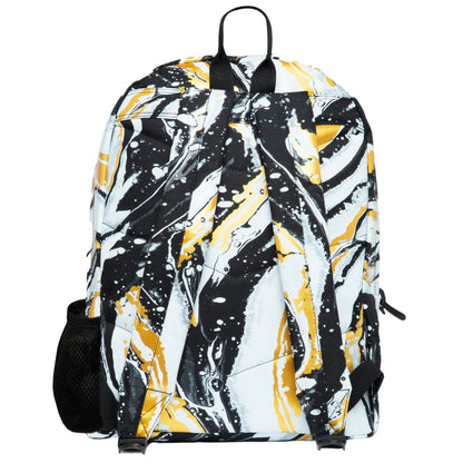 Black-White-Liquid Gold - Back - Hype Crest Backpack
