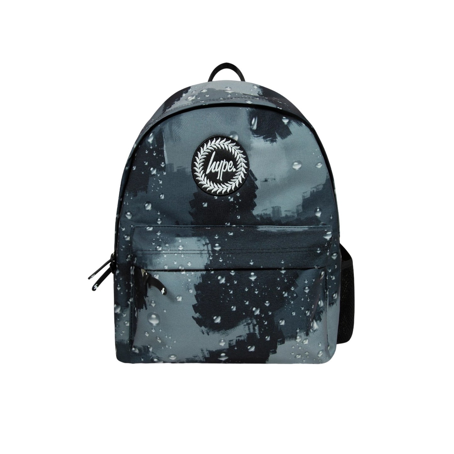 Black - Front - Hype Iconic Raindrop Camo Backpack