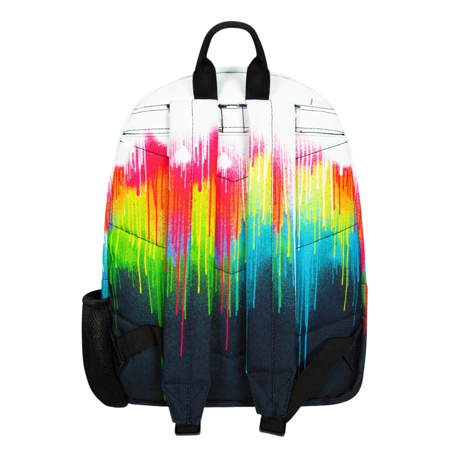 Multicoloured - Back - Hype Drips Backpack