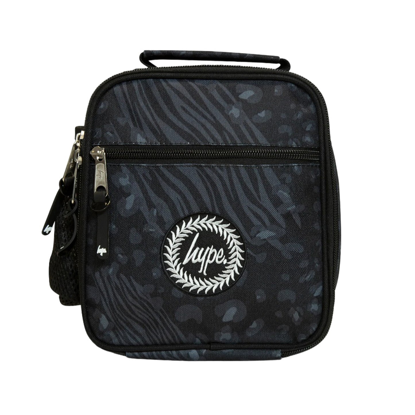 Black - Front - Hype Animal Print Lunch Bag