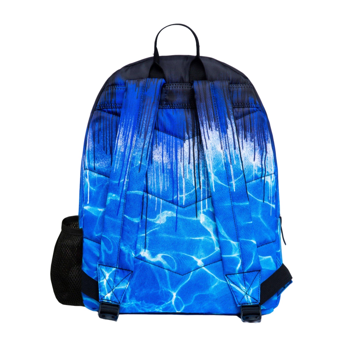 Blue-Black - Back - Hype Pool Drips Backpack