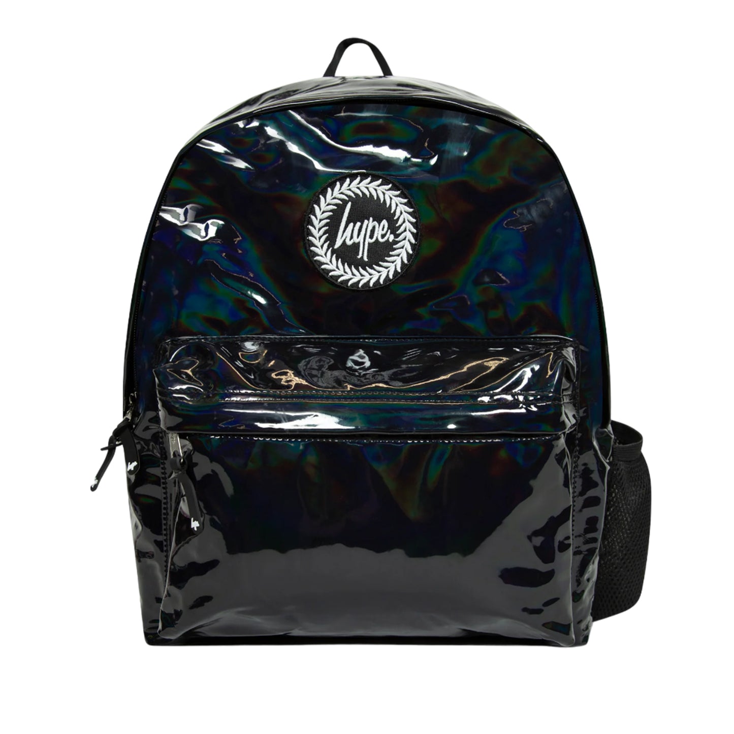 Black - Front - Hype Iconic Holographic Backpack