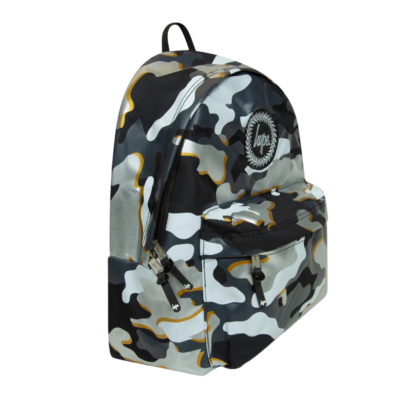 Monochrome-Gold - Side - Hype Camo Backpack