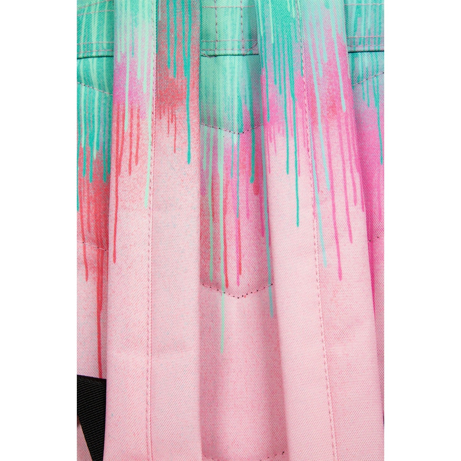 Pink-Teal - Pack Shot - Hype Iconic Pastel Drips Backpack