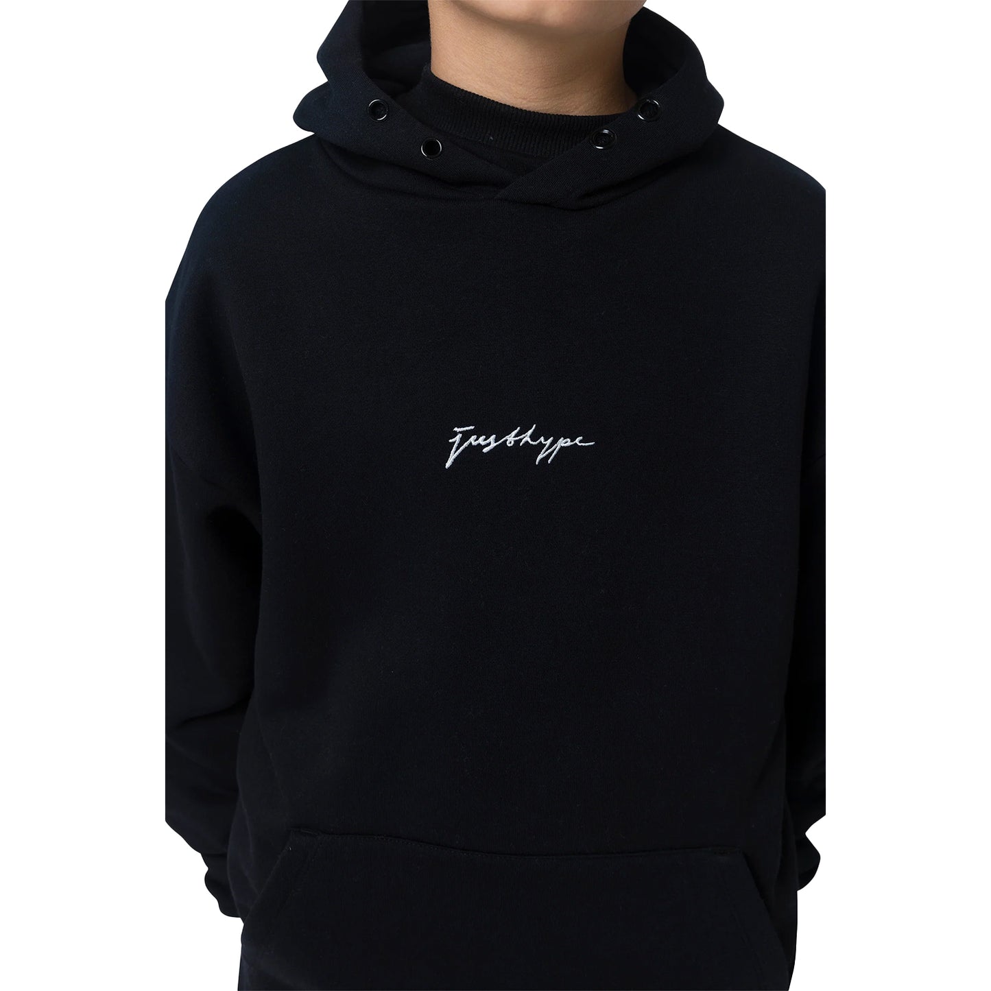 Black - Side - Hype Childrens-Kids Scribble Hoodie