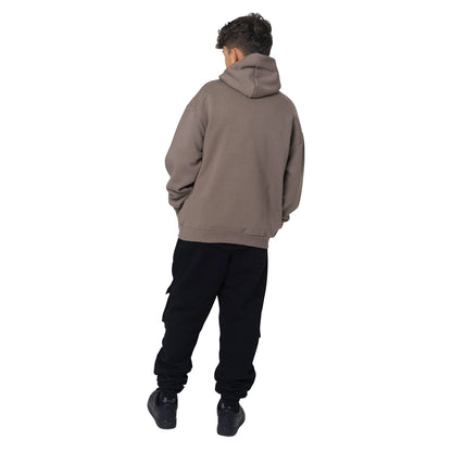 Brown - Pack Shot - Hype Childrens-Kids Scribble Hoodie