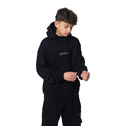 Black - Front - Hype Childrens-Kids Scribble Hoodie