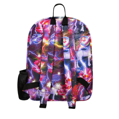 Multicoloured - Back - Hype Lightning & Unicorns Backpack