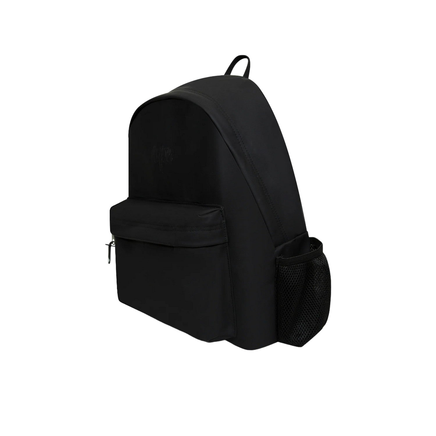 Black - Lifestyle - Hype Iconic Rubber Debossed Rubber Backpack