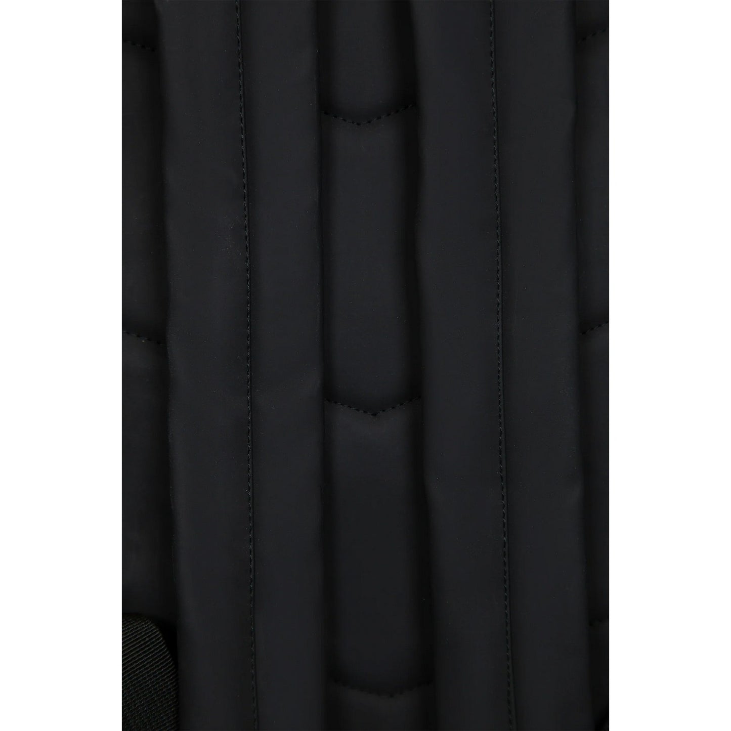 Black - Close up - Hype Iconic Rubber Debossed Rubber Backpack
