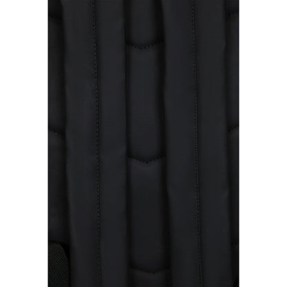 Black - Close up - Hype Iconic Rubber Debossed Rubber Backpack