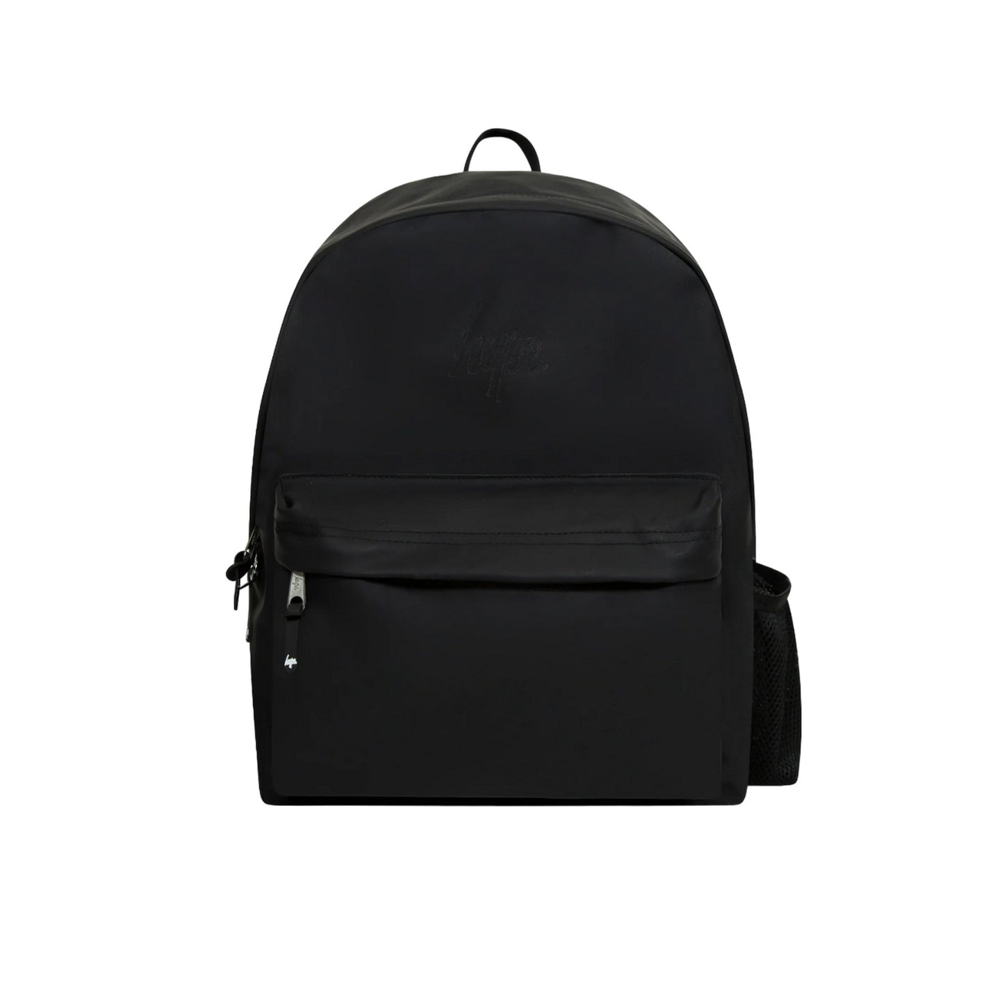 Black - Front - Hype Iconic Rubber Debossed Rubber Backpack