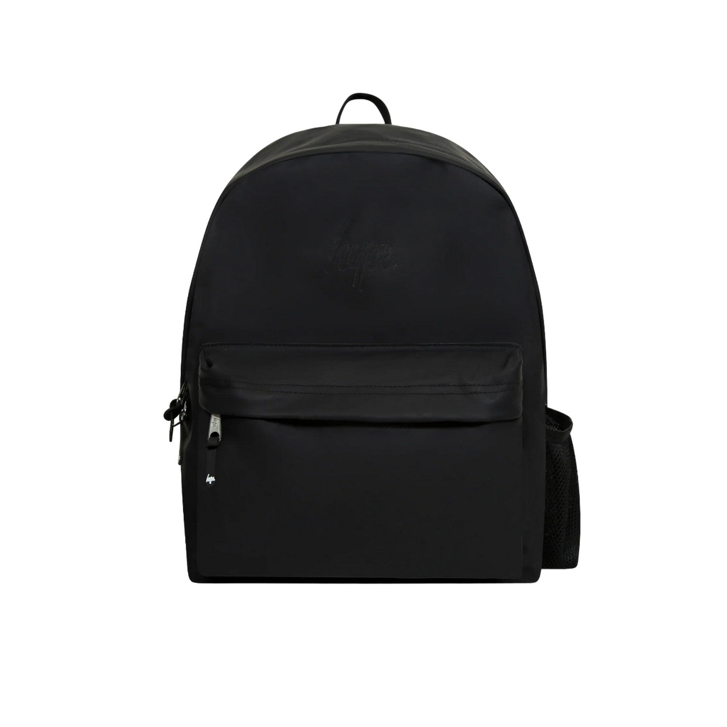Black - Front - Hype Iconic Rubber Debossed Rubber Backpack