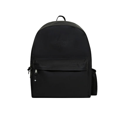 Black - Front - Hype Iconic Rubber Debossed Rubber Backpack