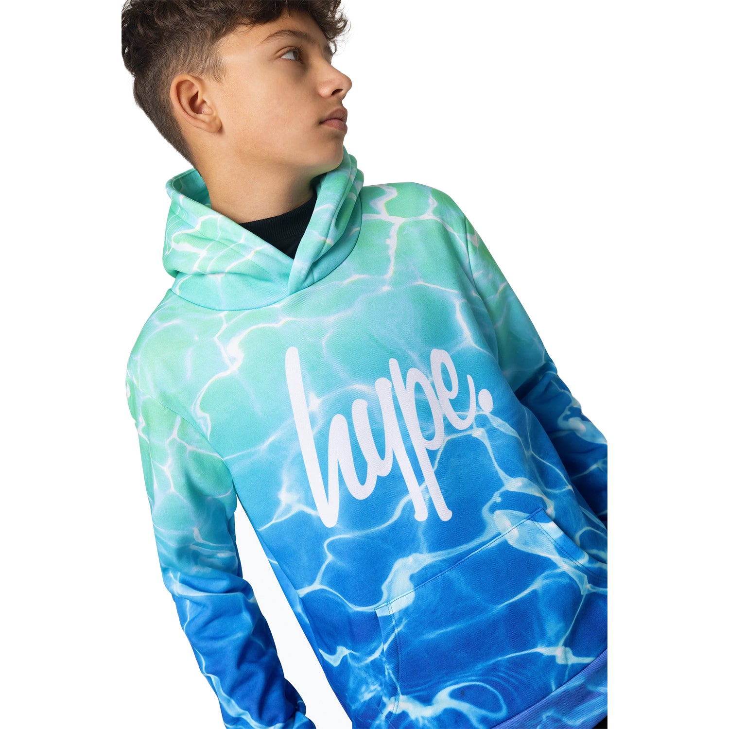 Multicoloured - Side - Hype Boys Pool Fade Hoodie