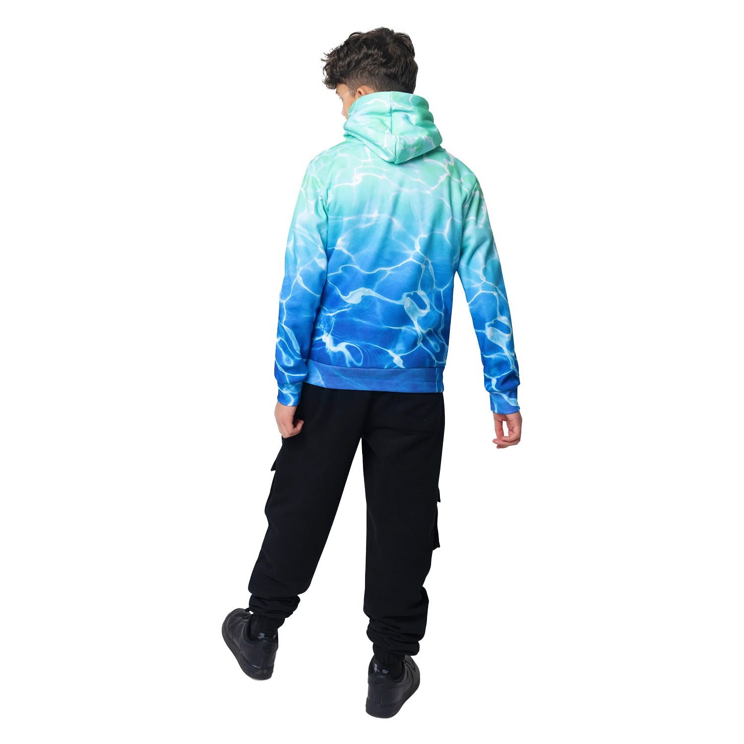 Multicoloured - Pack Shot - Hype Boys Pool Fade Hoodie