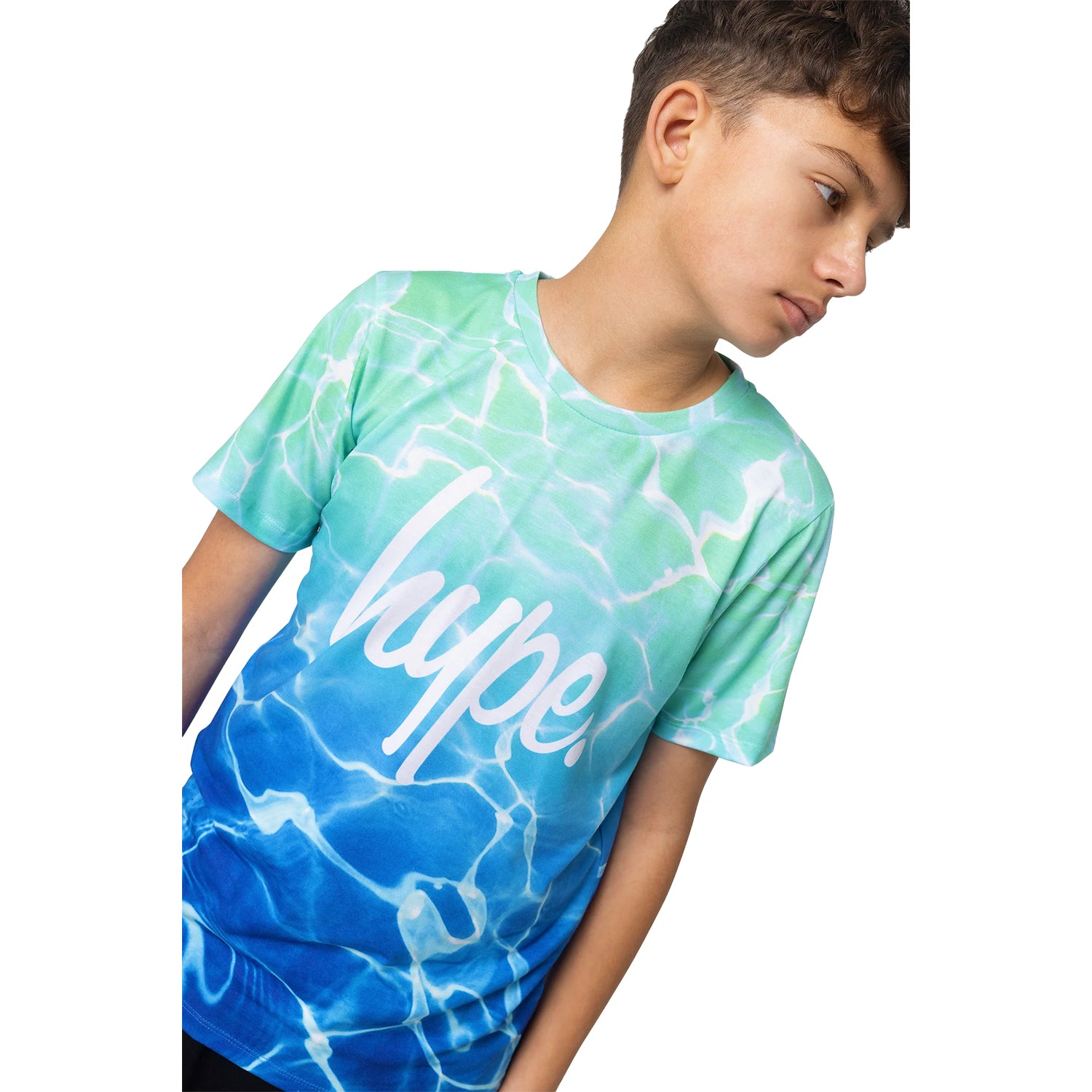 Multicoloured - Side - Hype Boys Pool Fade T-Shirt