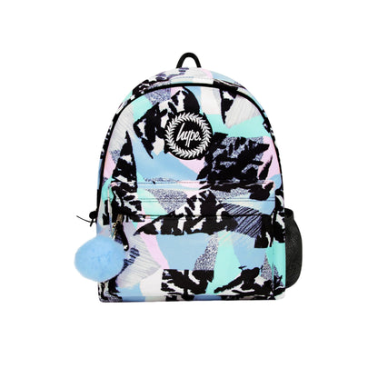 Multicoloured - Front - Hype Pastel Abstract Backpack
