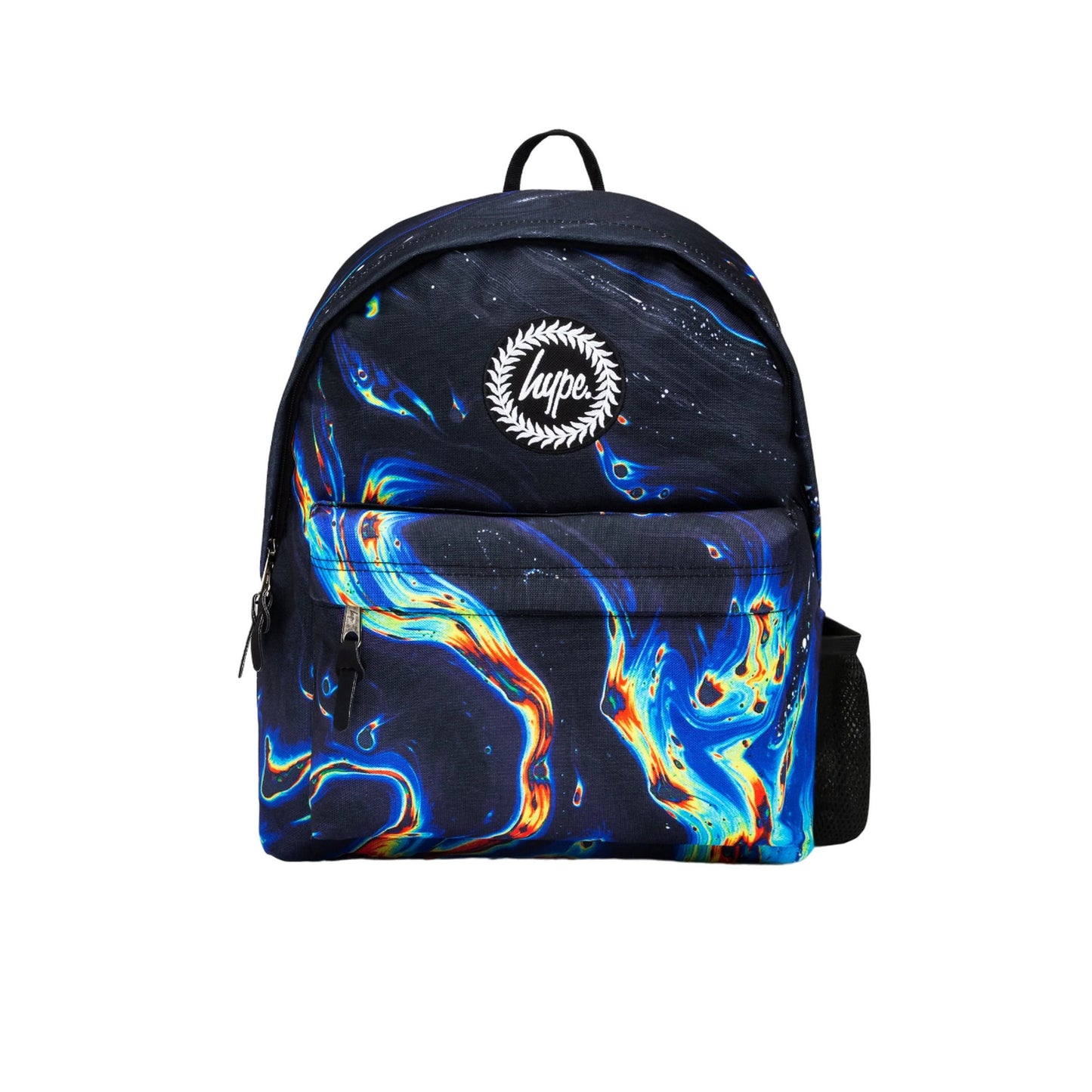 Black - Front - Hype Rainbow Marble Backpack