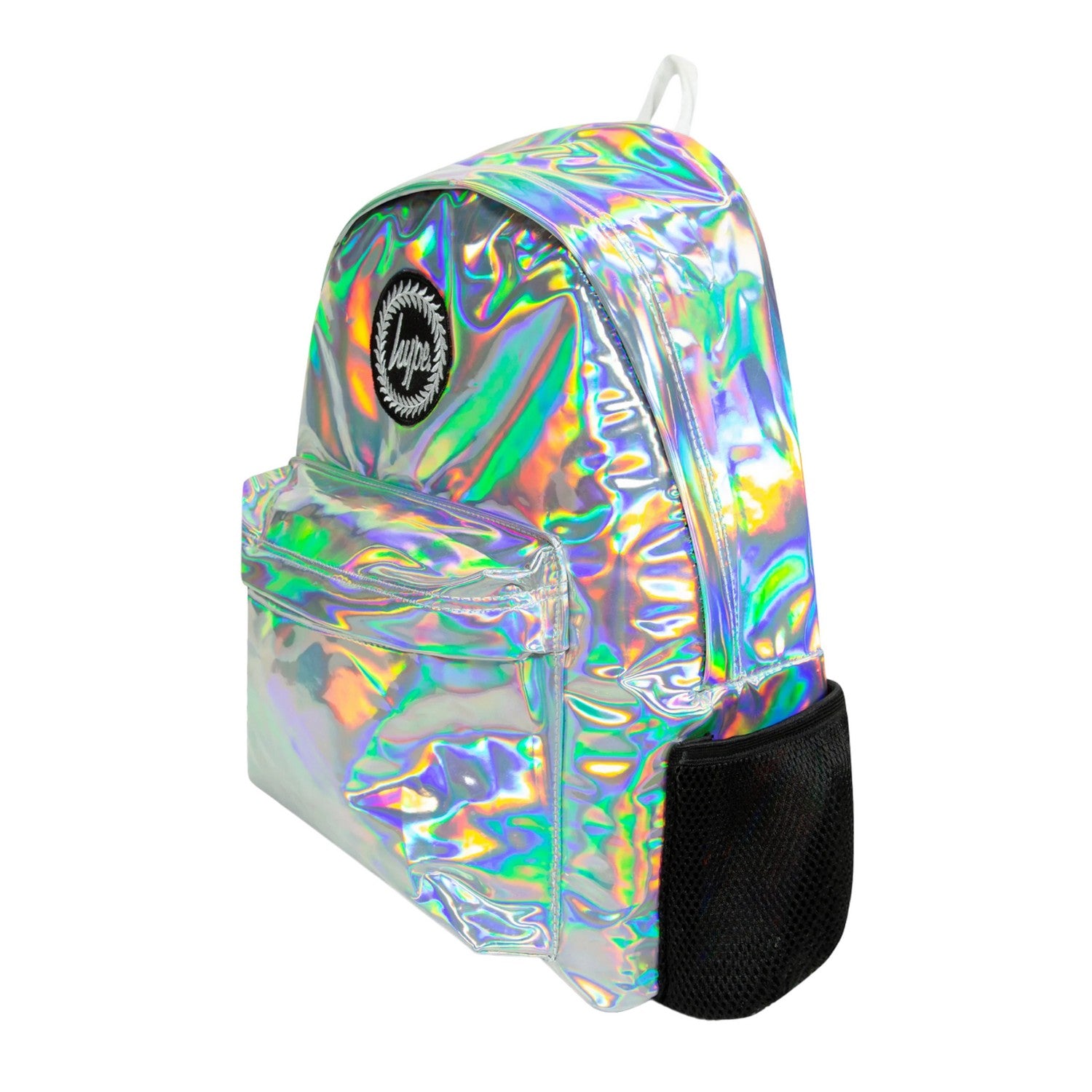 Silver - Side - Hype Holographic Backpack