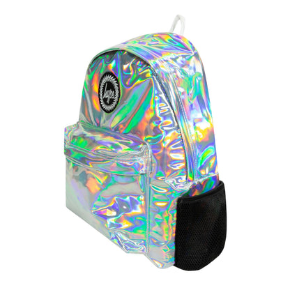 Silver - Side - Hype Holographic Backpack