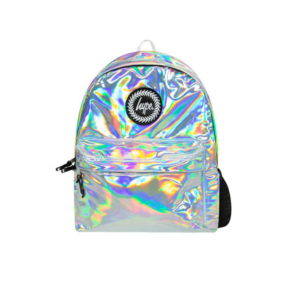 Silver - Front - Hype Holographic Backpack