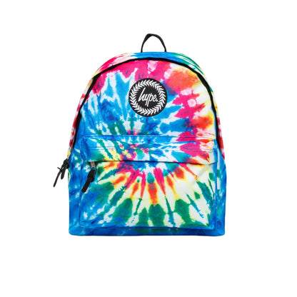 Multicoloured - Front - Hype Hippy Iconic Tie Dye Backpack