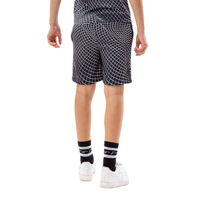 Black - Back - Hype Boys Geo Wave Shorts