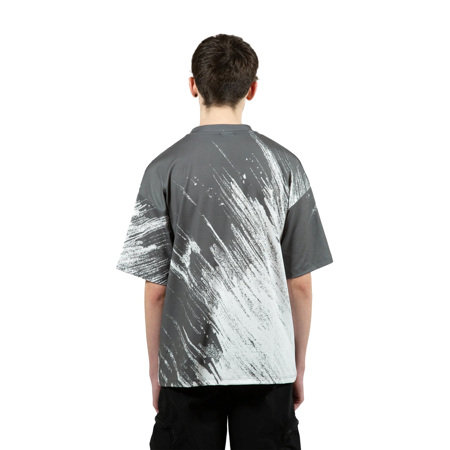 Grey-White - Back - Hype Boys Scratch T-Shirt