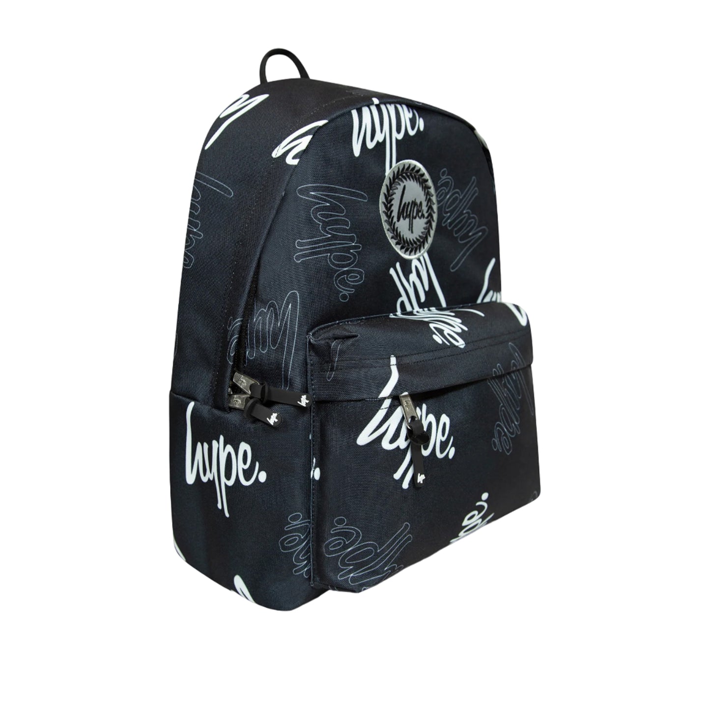 Black-White - Side - Hype Iconic Multi Script Backpack