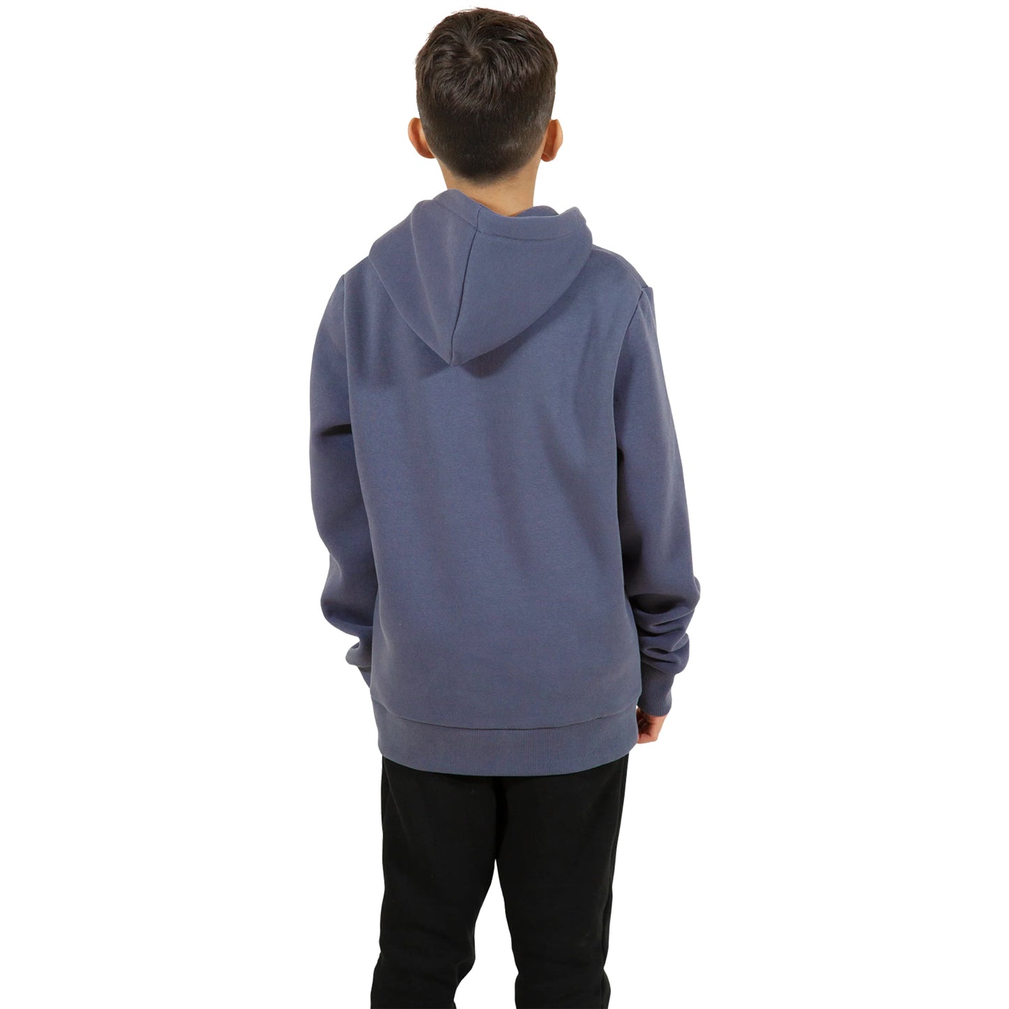 Grey-White - Back - Hype Boys Mini Script Hoodie