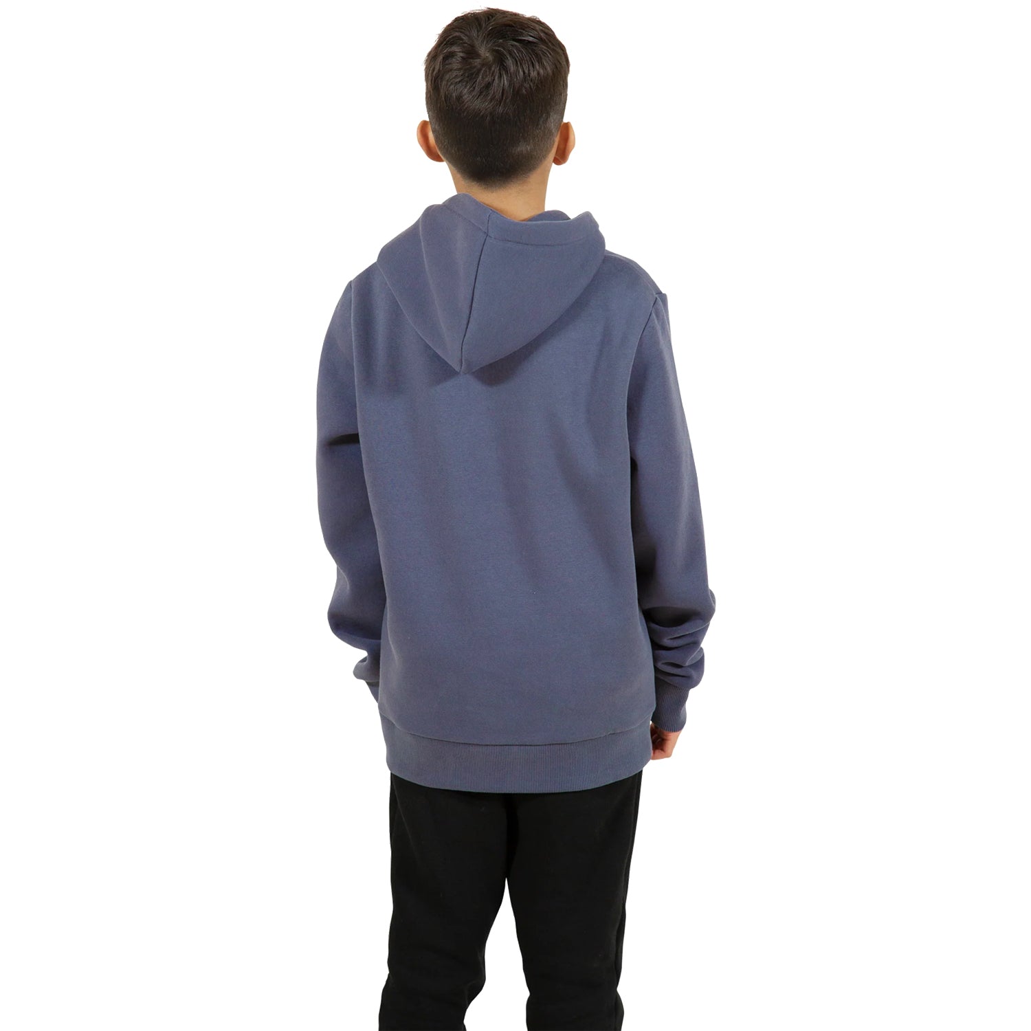 Grey-White - Back - Hype Boys Mini Script Hoodie