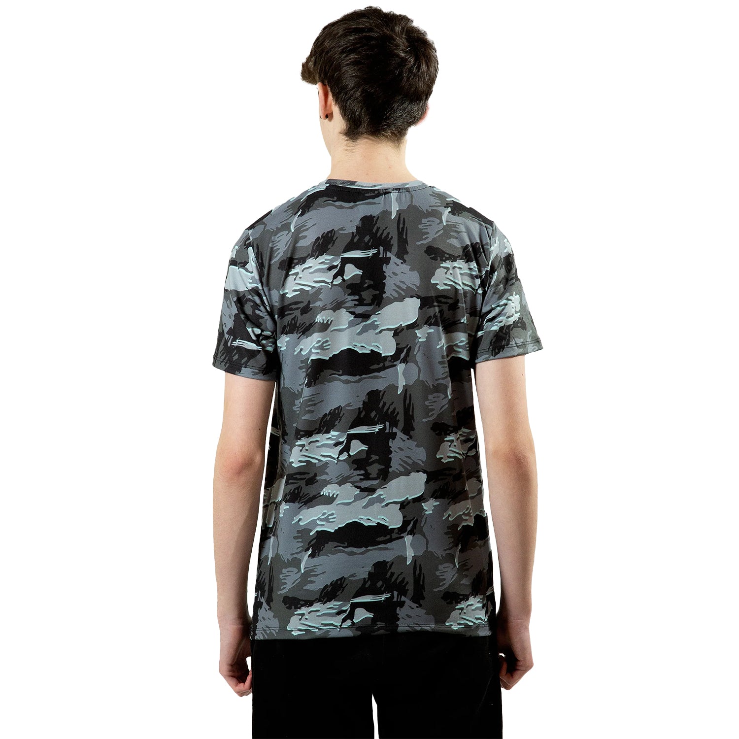 Multicoloured - Back - Hype Boys Gloom Camo T-Shirt
