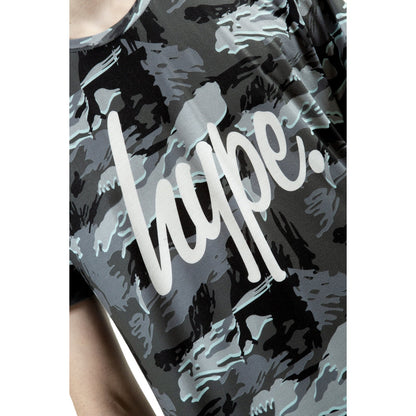 Multicoloured - Side - Hype Boys Gloom Camo T-Shirt
