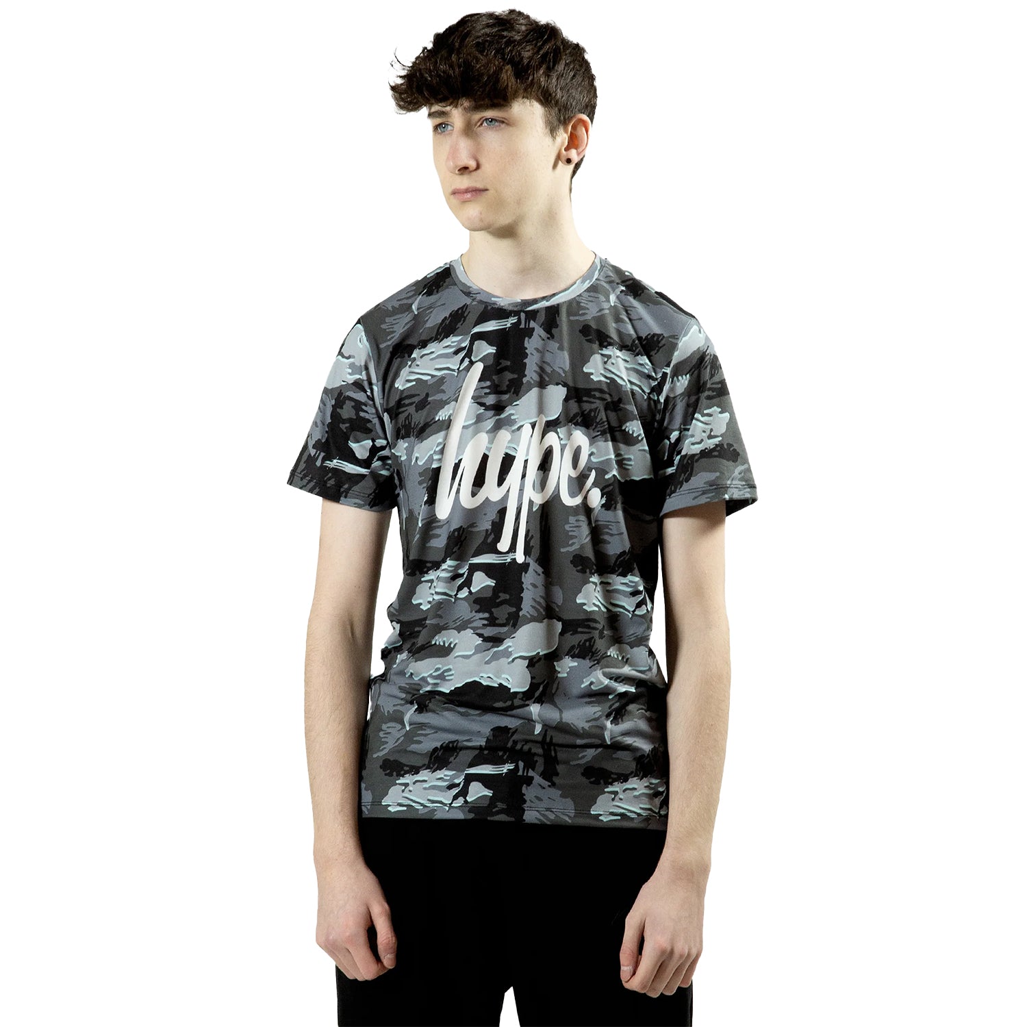Multicoloured - Front - Hype Boys Gloom Camo T-Shirt