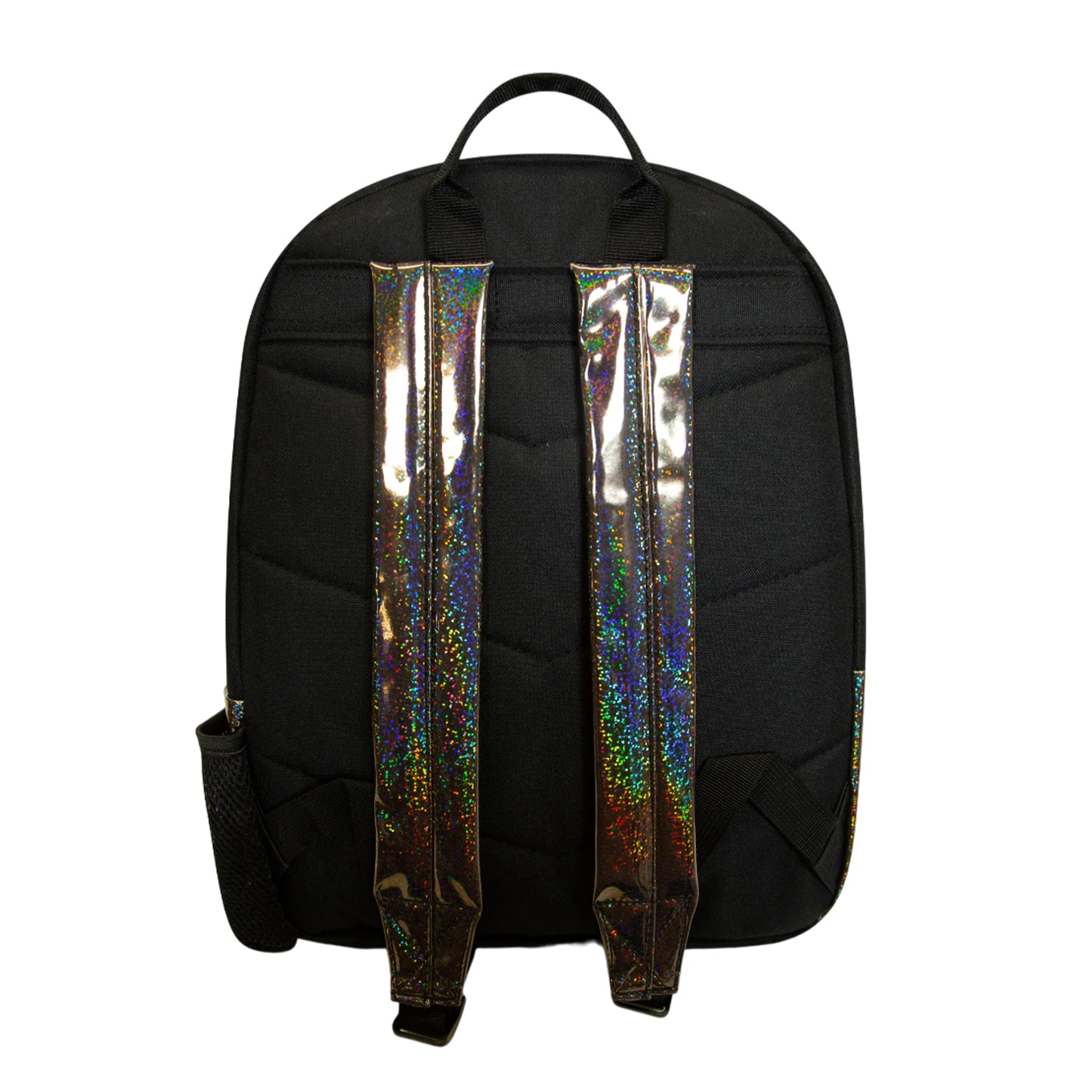 Black - Back - Hype Holo Glitter Backpack