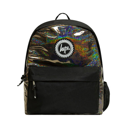 Black - Front - Hype Holo Glitter Backpack