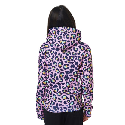 Multicoloured - Back - Hype Girls Disco Leopard Hoodie