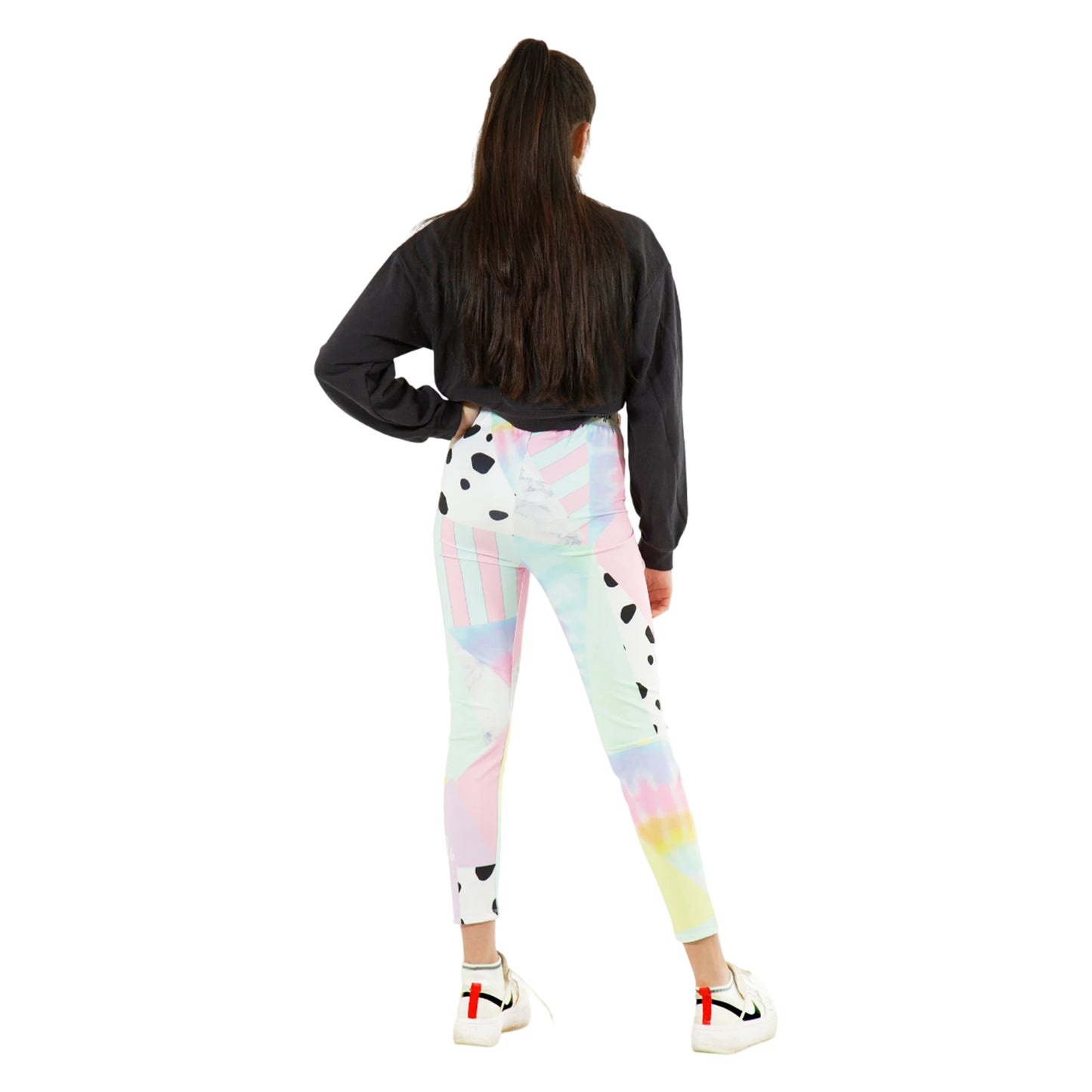 Multicoloured - Lifestyle - Hype Girls Pastel Collage Leggings