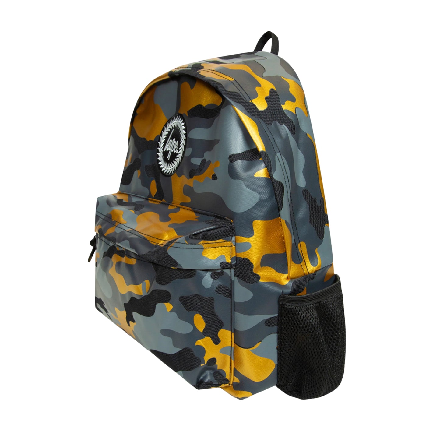 Black-Gold - Side - Hype Camo Backpack
